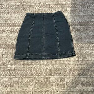 Free people denim skirt with stretch